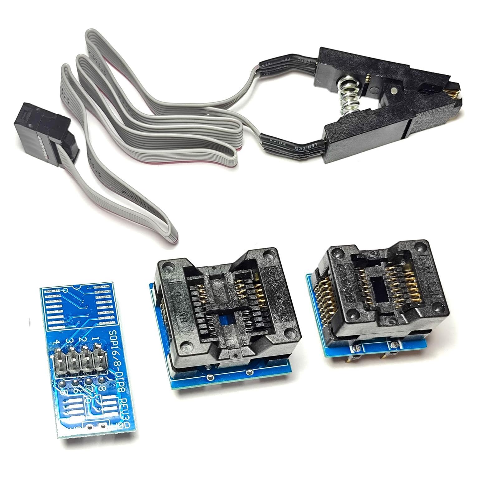 Kit Adaptador SOP8 a DIP8 SUGTSUGT - 200mil y 150mil