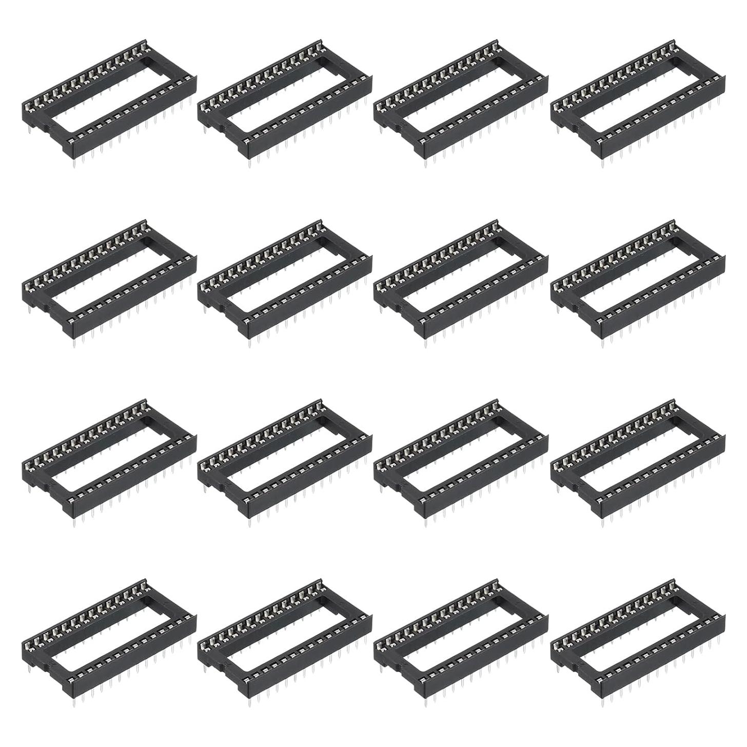 Adaptador de Zócalo DIP IC 17Pcs MECCANIXITY 2.54mm 15.24mm