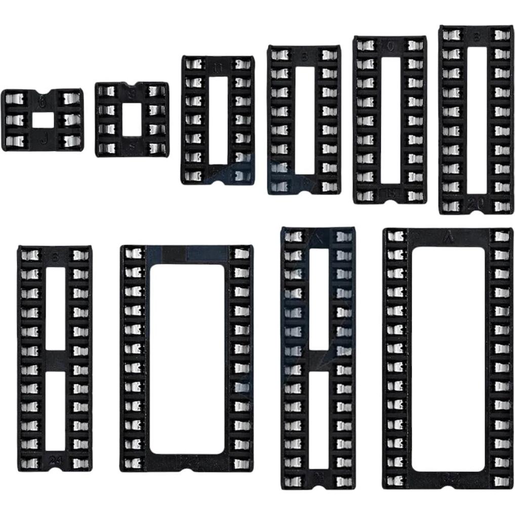 10 Piezas Adaptador Zócalo DIP 28 Pines SIEAT Nuevo 2026