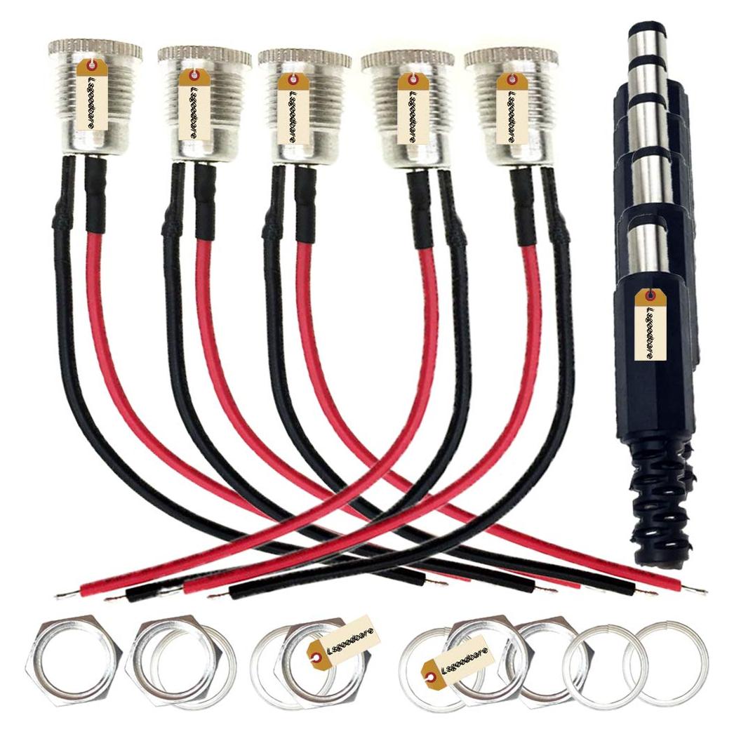 Conector de Jack de Poder DC 5.5 x 2.1 mm Lsgoodcare 10A