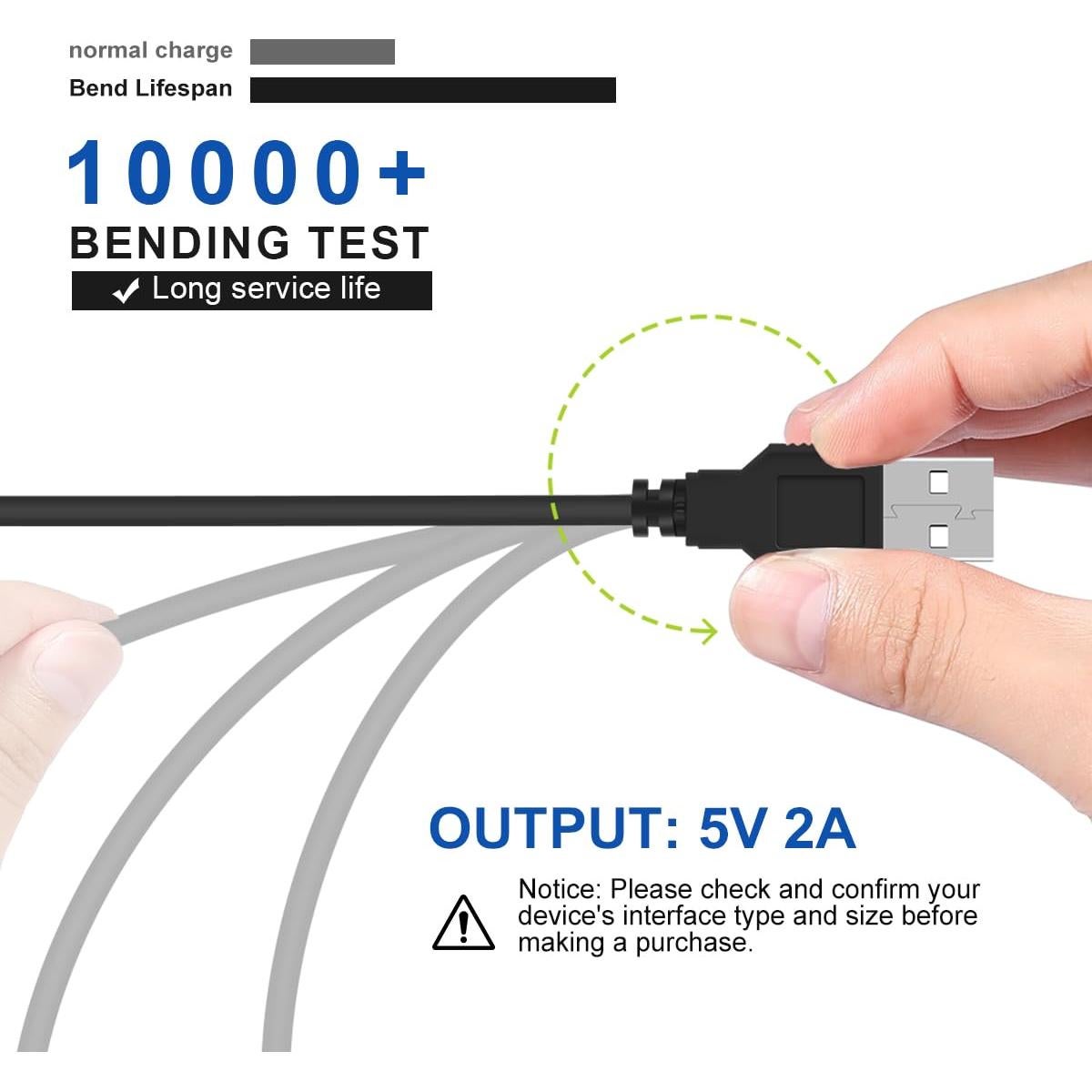 Cable de Alimentación DC 5V LANMU con 14 Adaptadores Intercambiables