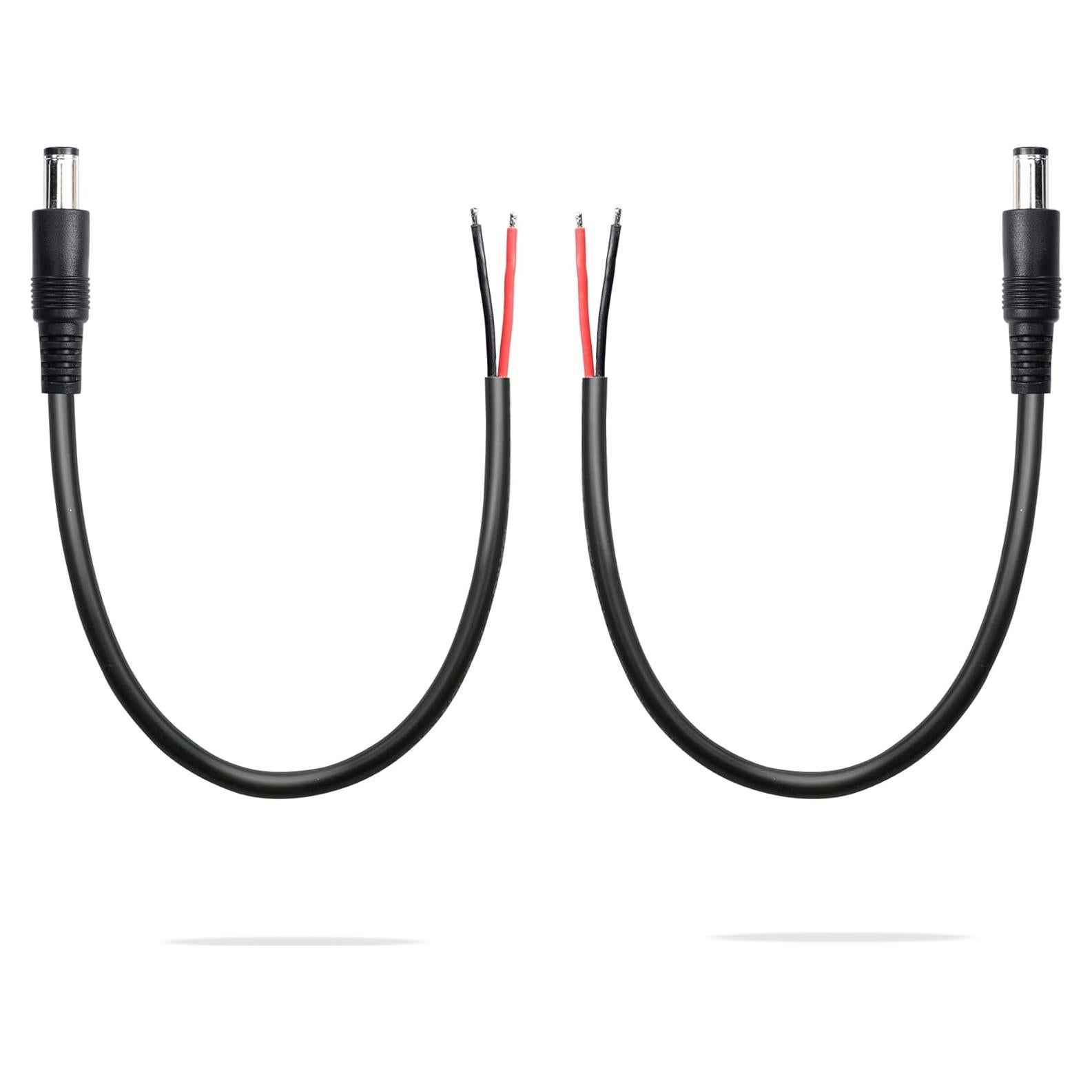 Cable de Poder DC 6.3mm GINTOOYUN 2 Pack 30cm 120W