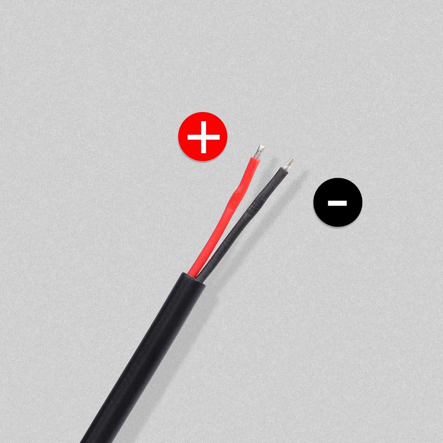 Cable de Poder DC 6.3mm GINTOOYUN 2 Pack 30cm 120W