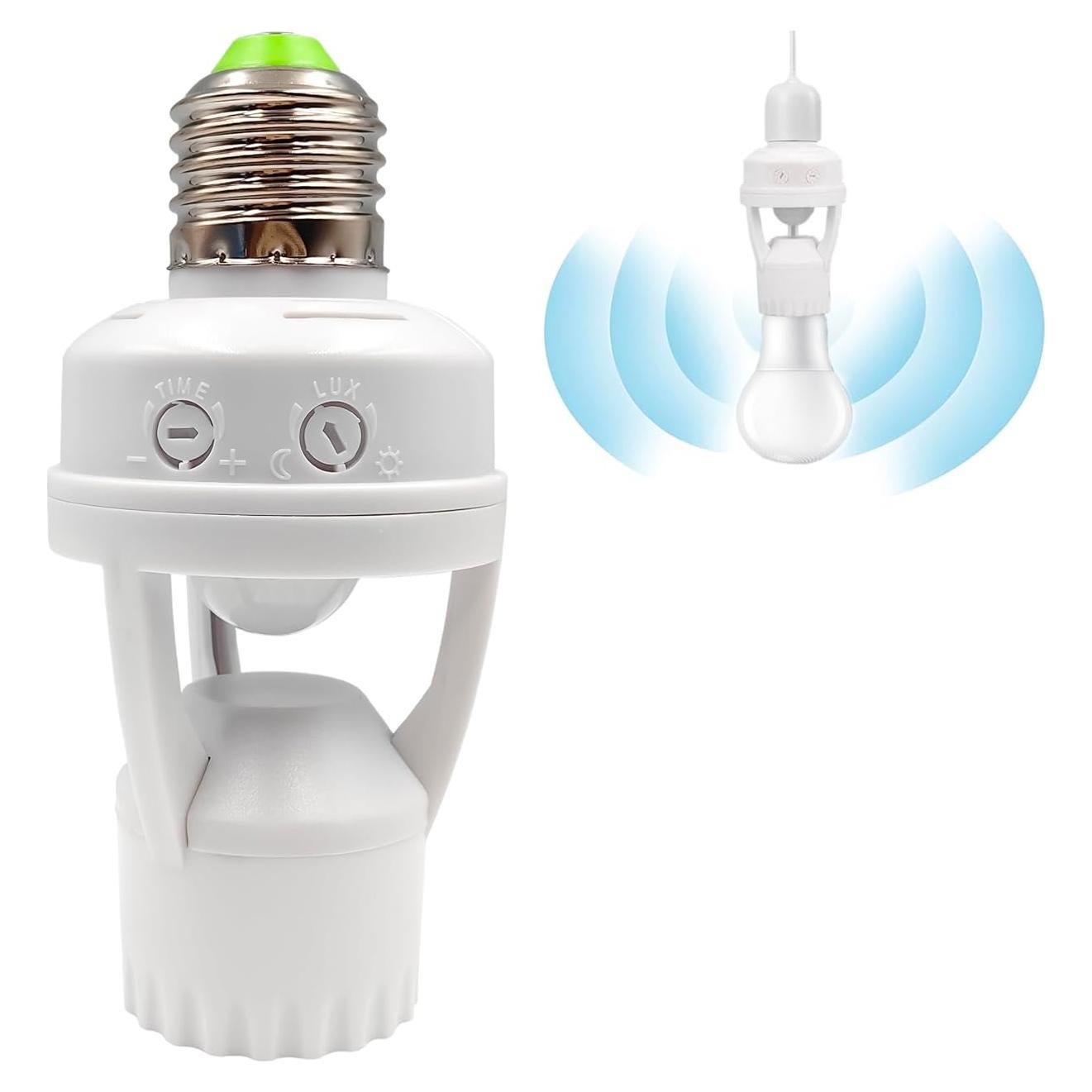 Adaptador de Enchufe con Sensor de Movimiento Lightstar E26 E27