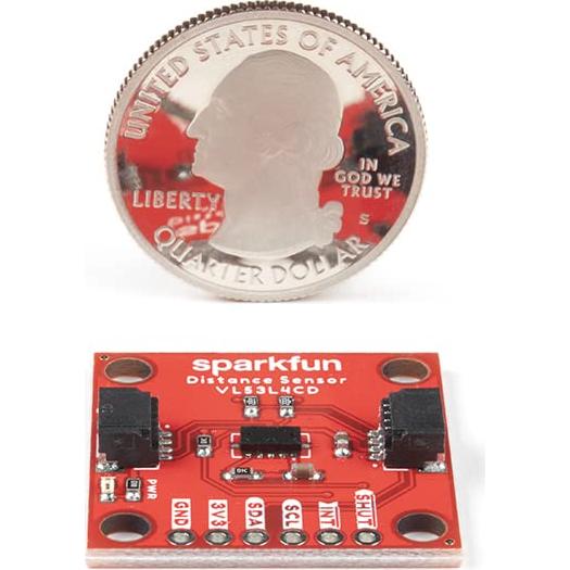 Sensor de Distancia SparkFun VL53L4CD 1.3m I2C Qwiic