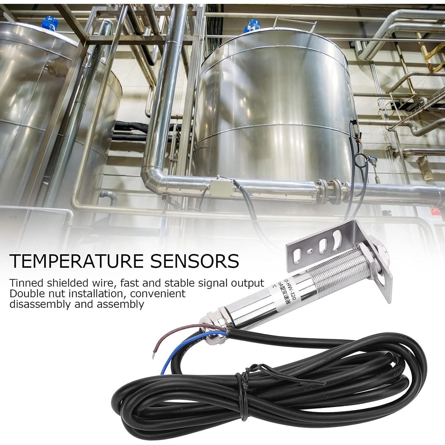 Sensor de Temperatura Infrarrojo WALFRONT 0-100°C 4-20mA