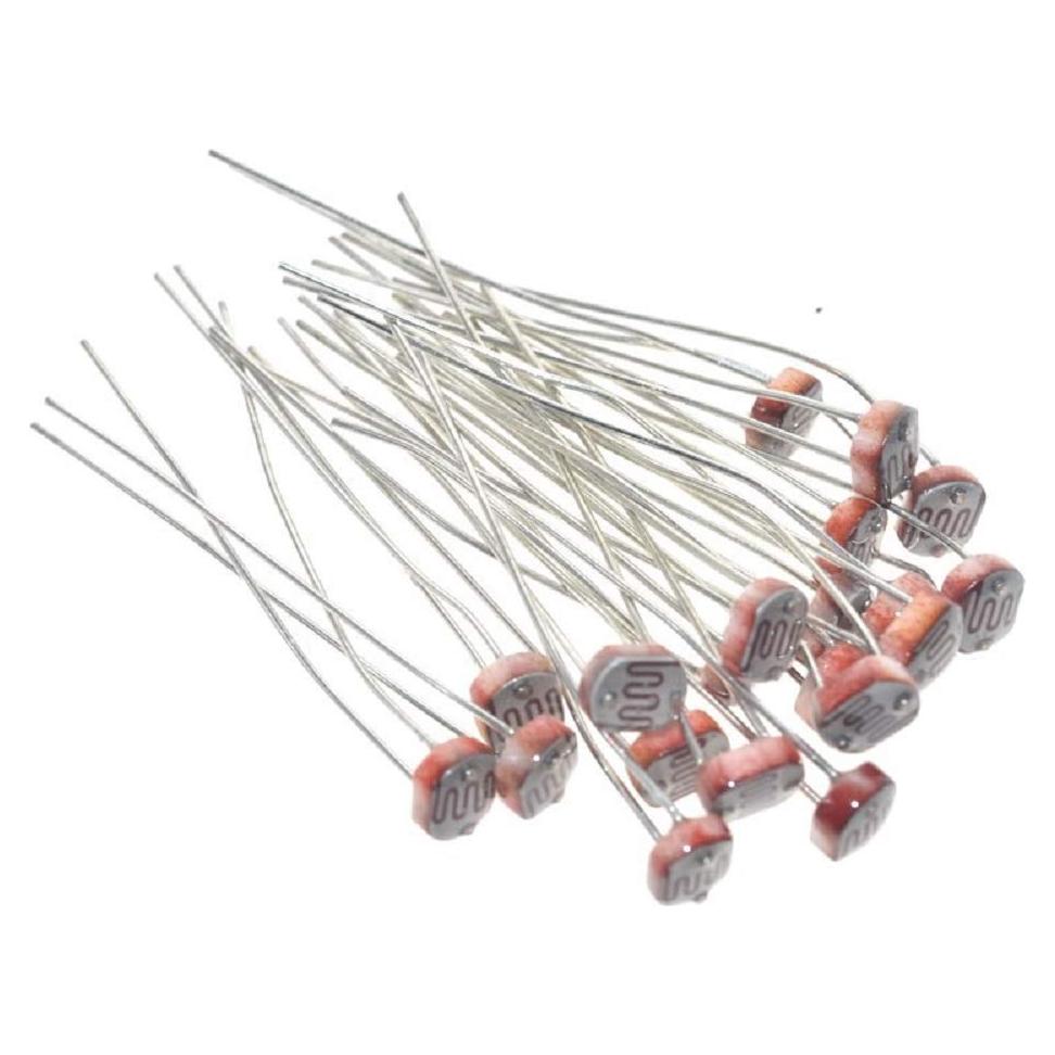 200 Piezas LDR 5MM Fotoresistor Chironal Resistencia Luz