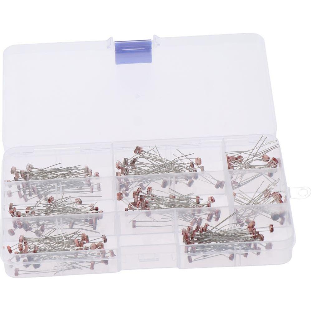 Paquete de 210 LDR 5mm Fotoresistores FEIYING - 7 Valores