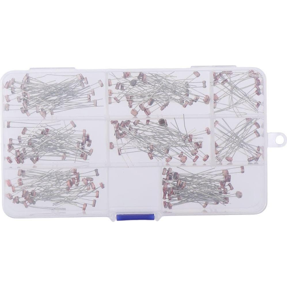 Paquete de 210 LDR 5mm Fotoresistores FEIYING - 7 Valores