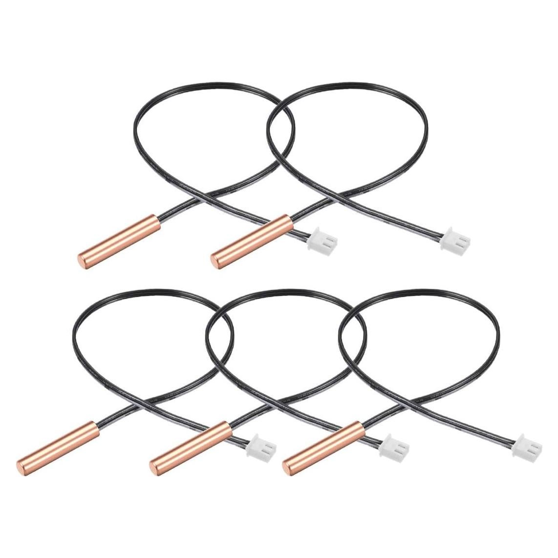 Sonda NTC 15K uxcell 40 cm Cobre Sensor de Temperatura