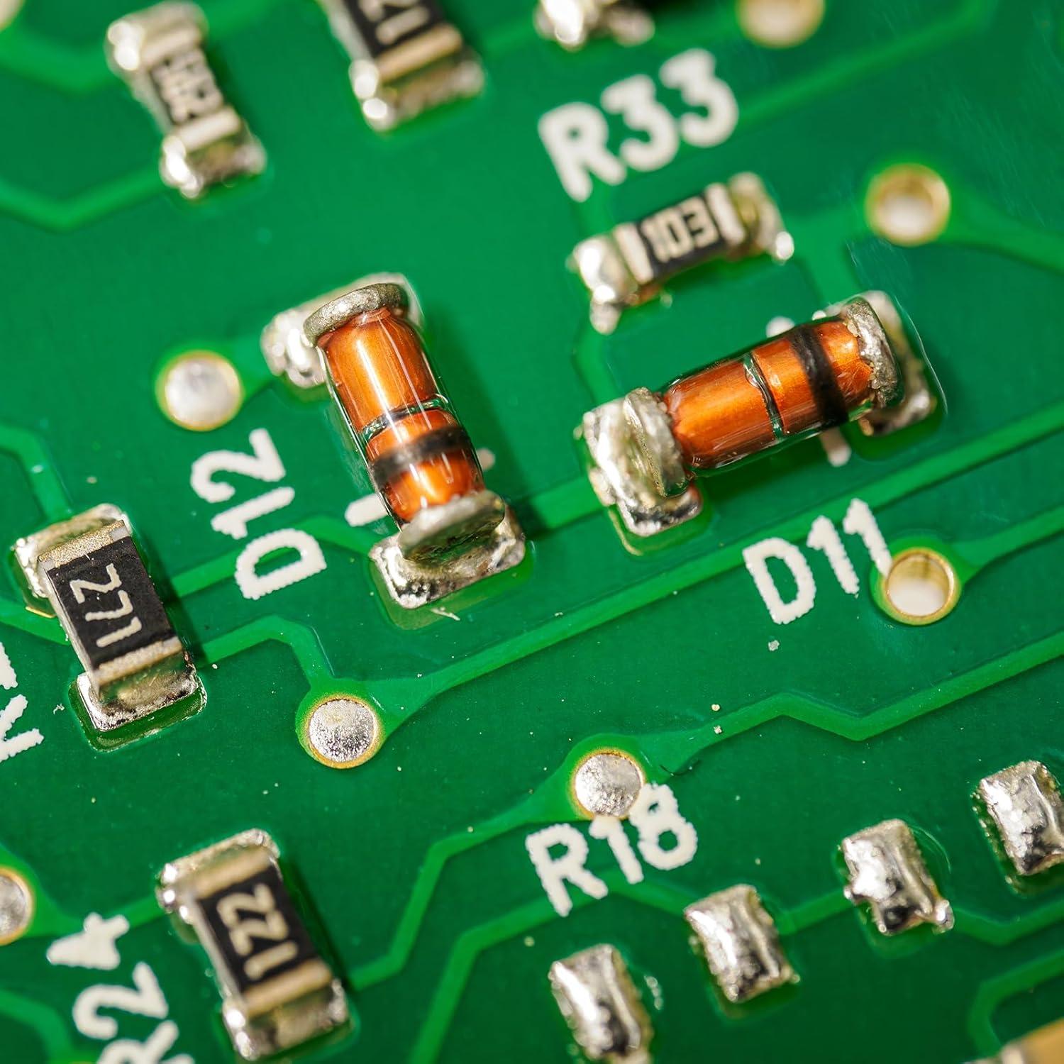 20 Termistores NTC MF58 10K Ohm uxcell Sellados en Vidrio