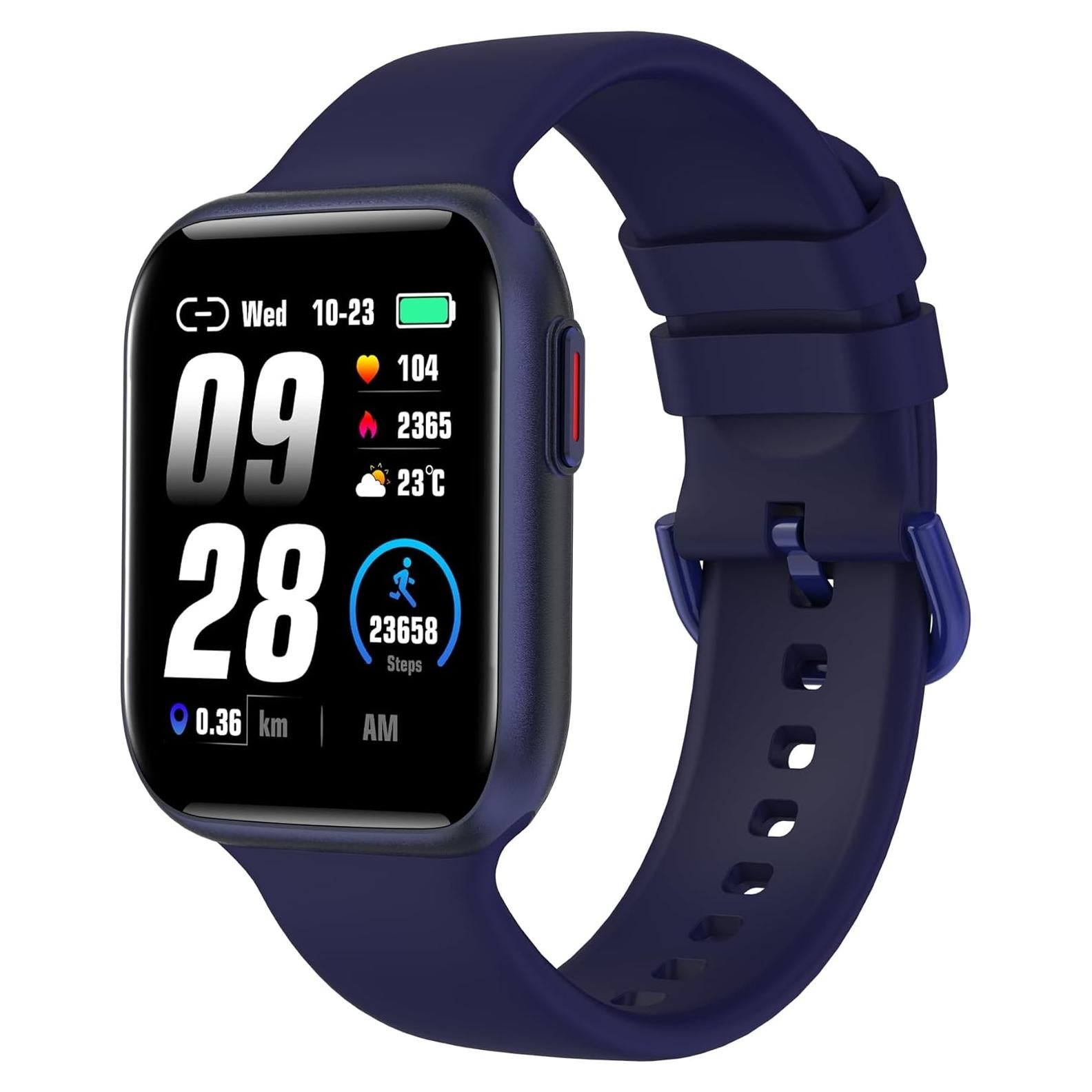 Reloj Inteligente BRIBEJAT BT4 Azul 1.75" Fitness Llamadas