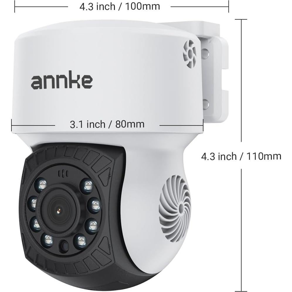 Cámara de Vigilancia ANNKE 1080P IP65 con Visión Nocturna 30m