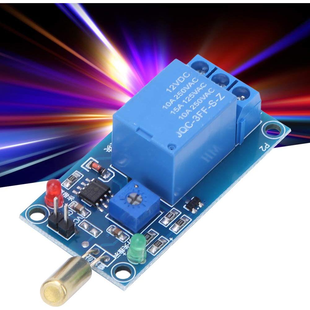 Módulo de Relé 12V DC Wisecoco con Sensor de Inclinación