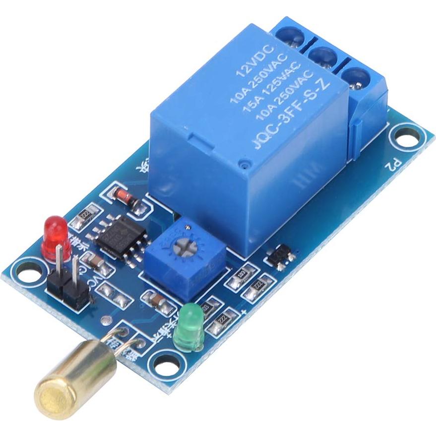 Módulo de Relé 12V DC Wisecoco con Sensor de Inclinación