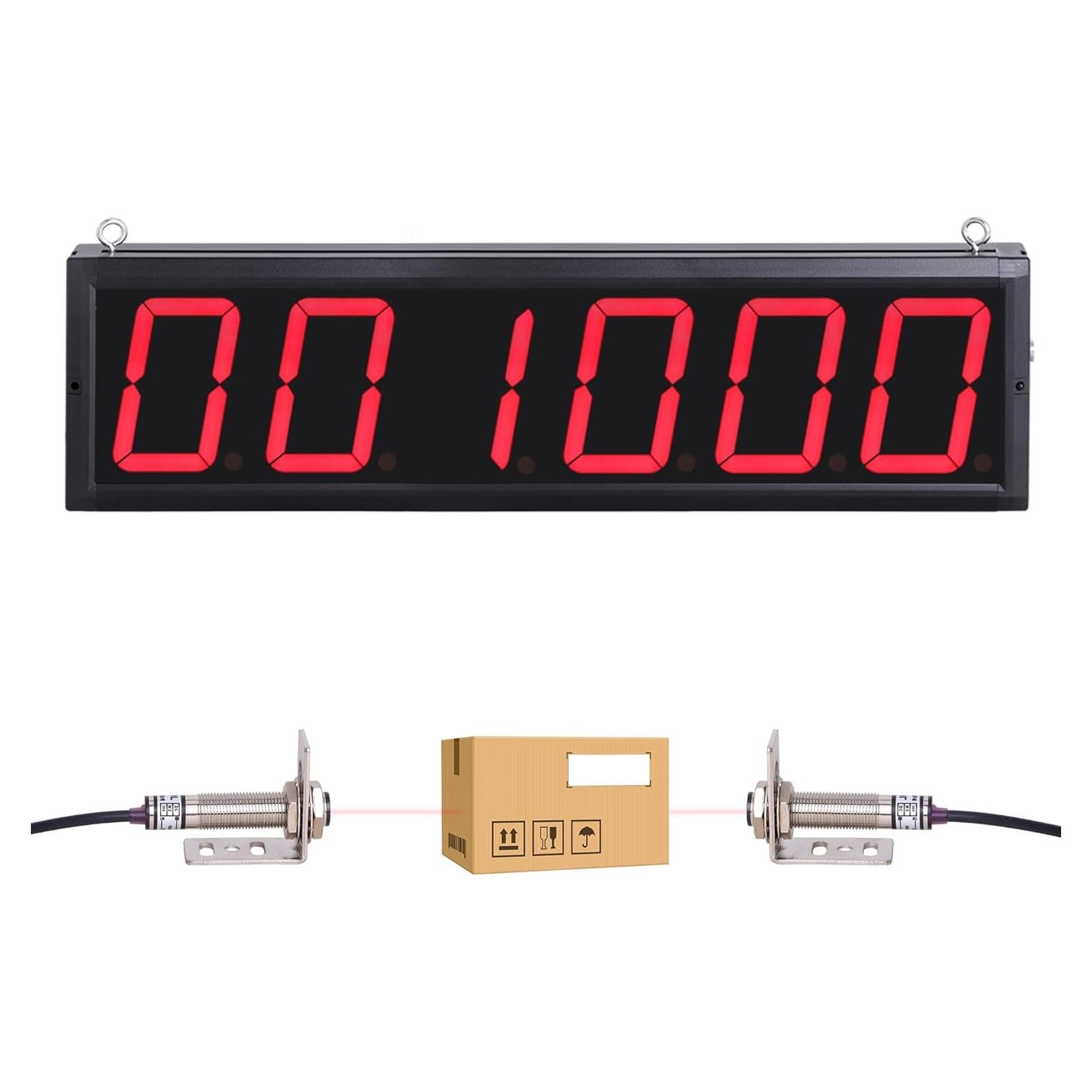 Contador LED Digital Ymjoinmx 4 Dígitos hasta 999999