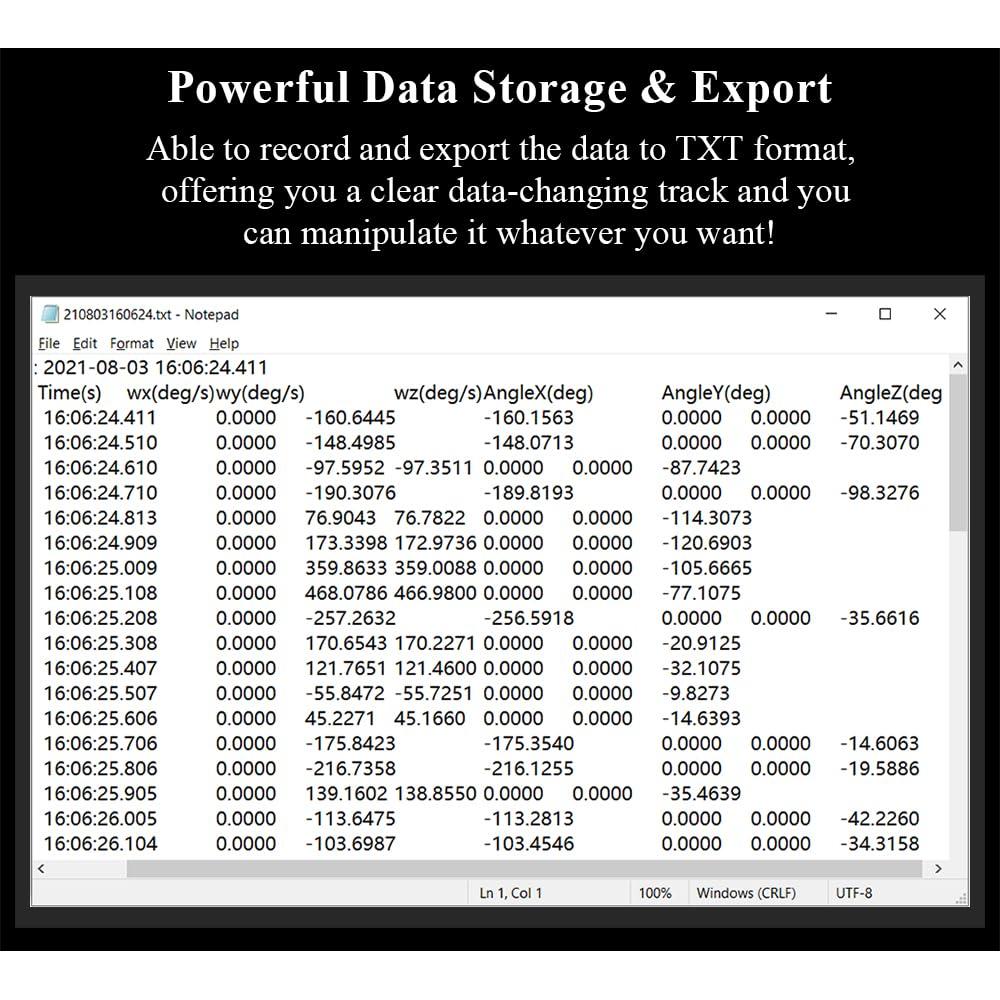Inclinómetro Industrial HWT101CT IP68 0.1° Z-Eje WitMotion