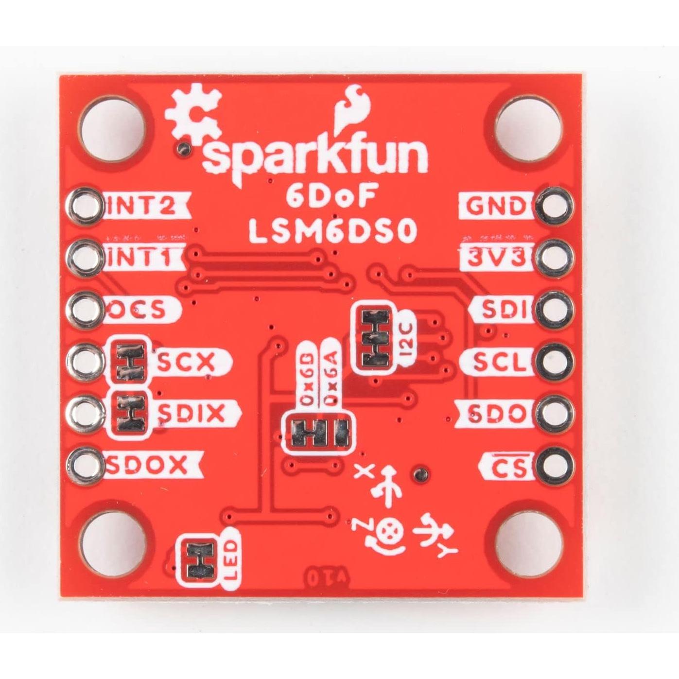 Sensor Acelerómetro y Giroscopio SparkFun LSM6DSO 9kB