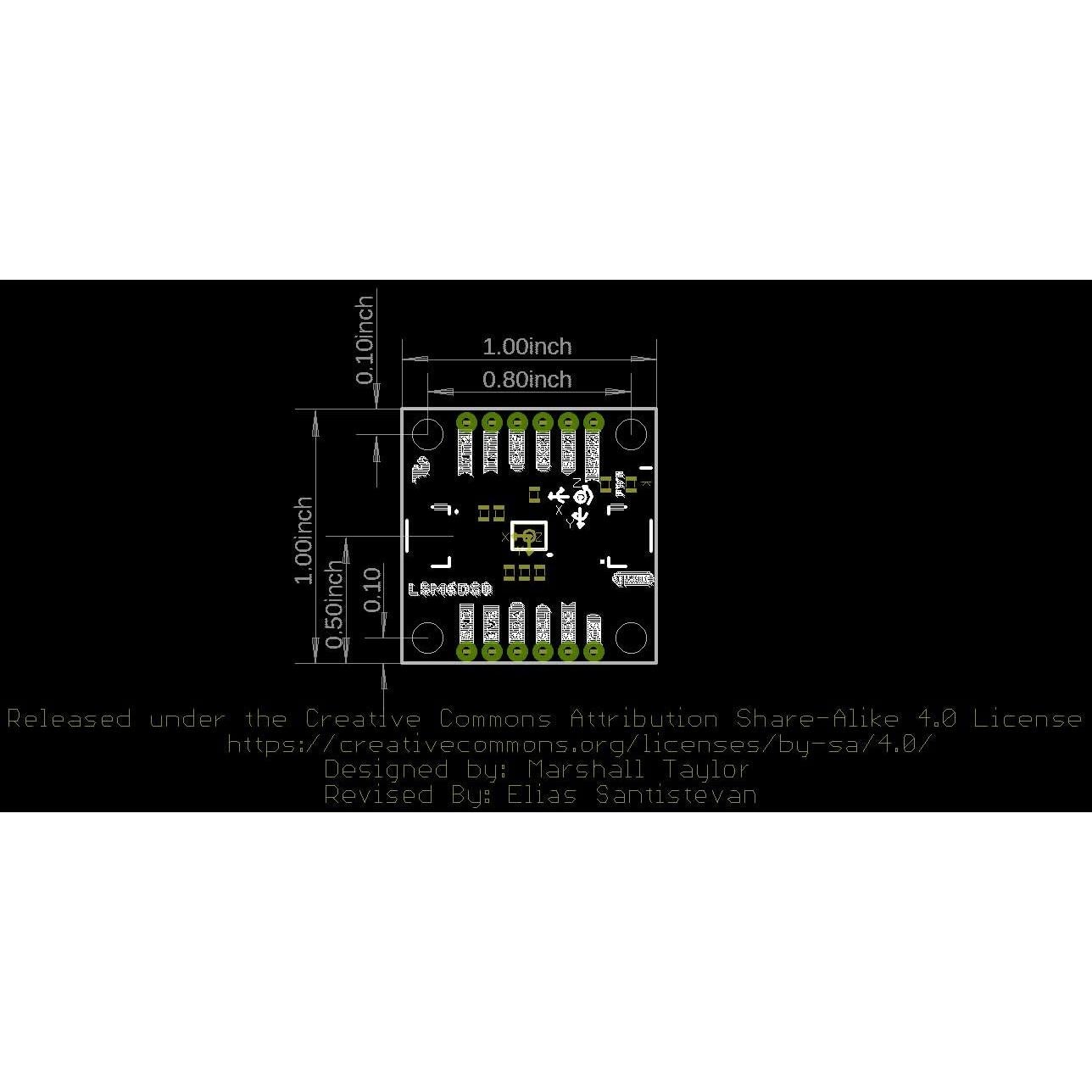 Sensor Acelerómetro y Giroscopio SparkFun LSM6DSO 9kB