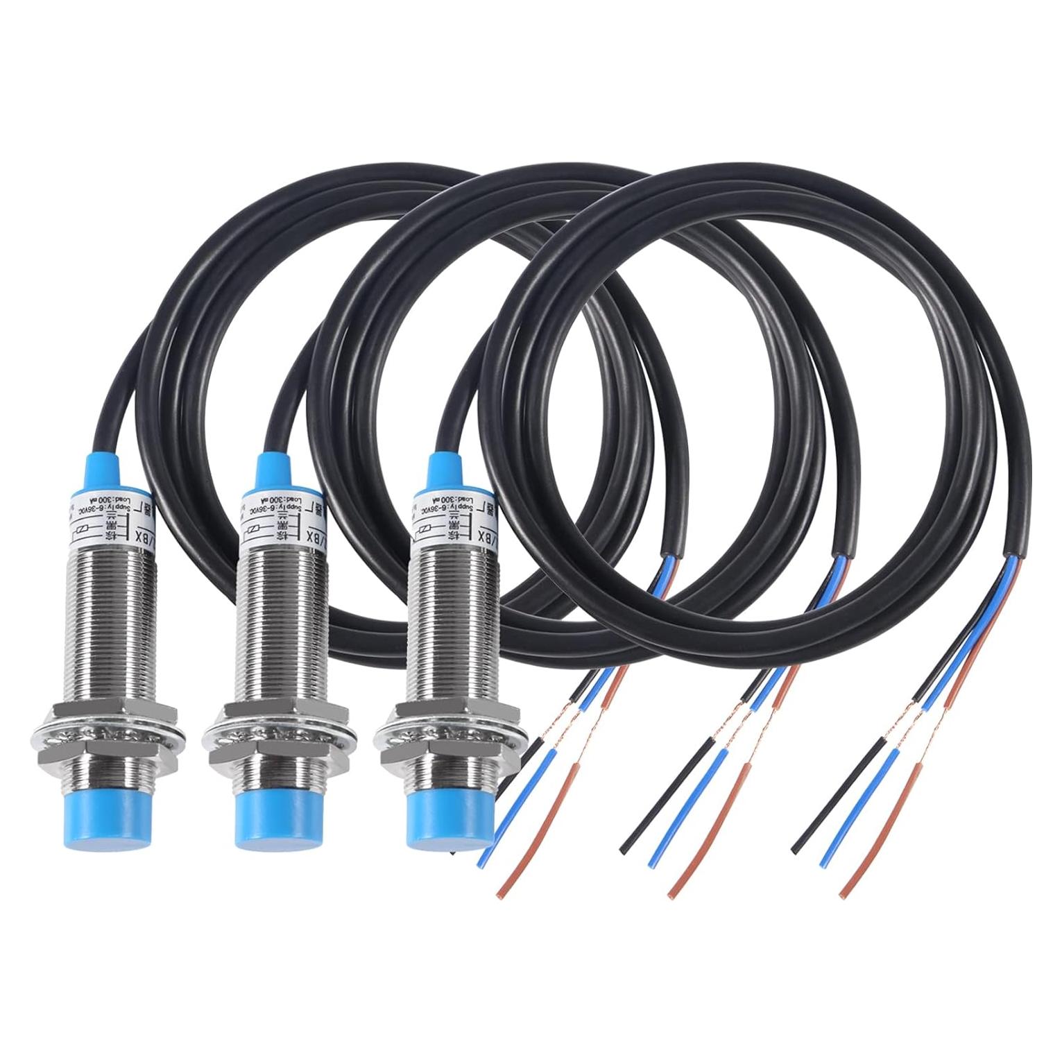 3 Pcs Sensor de Proximidad Inductivo DORHEA LJ18A3-8-Z/BX 8mm