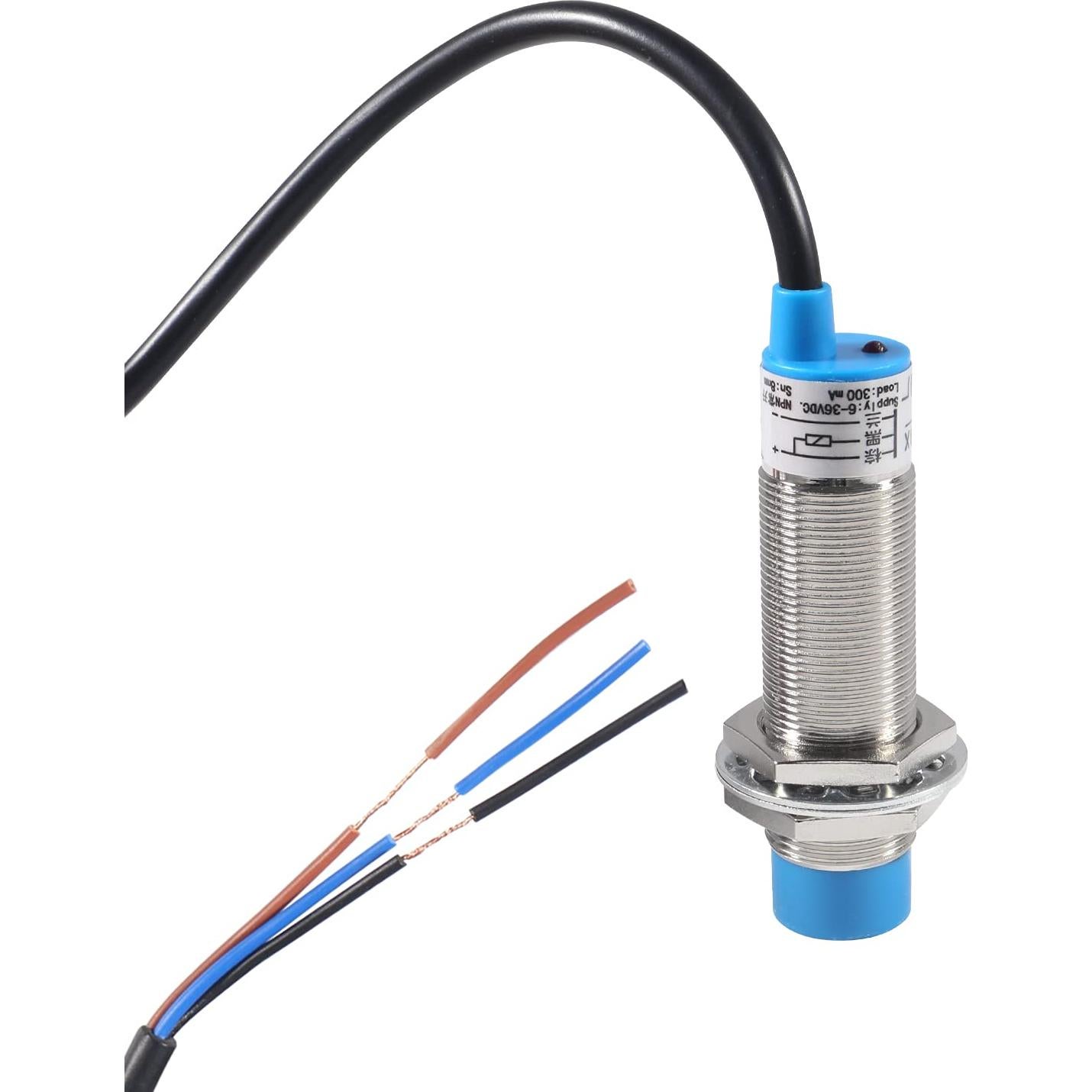 3 Pcs Sensor de Proximidad Inductivo DORHEA LJ18A3-8-Z/BX 8mm