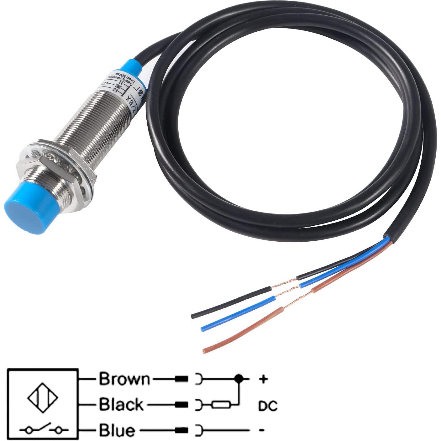 3 Pcs Sensor de Proximidad Inductivo DORHEA LJ18A3-8-Z/BX 8mm