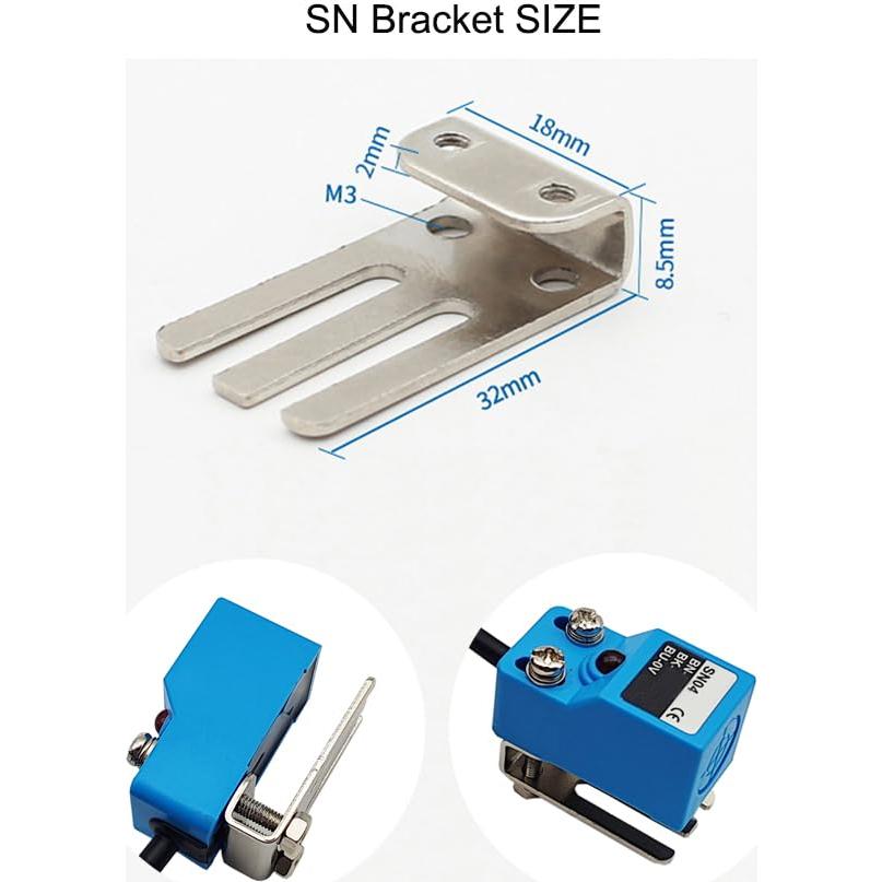 Sensor de Proximidad Inductivo Haldzemo SN04-P PNP NO 4mm