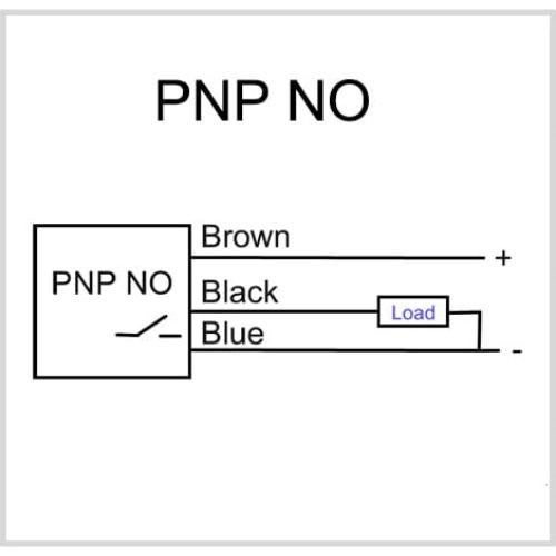 Sensor de Proximidad Inductivo Haldzemo SN04-P PNP NO 4mm