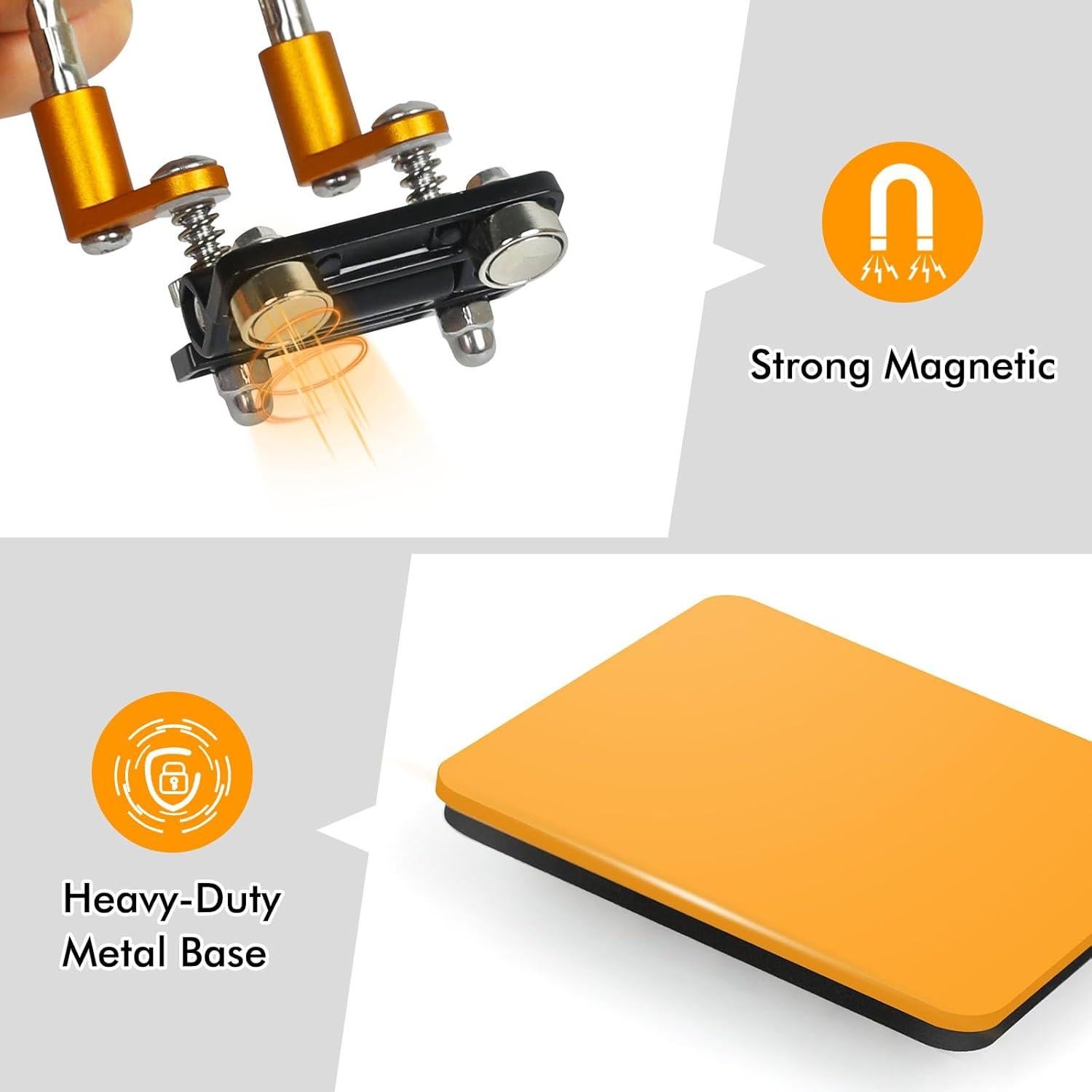 Estación de Soldadura NOEVSBIG con 4 Brazos Flexibles y Base 10x10cm