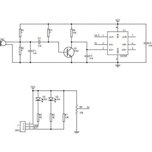 Módulo Sensor de Sonido HiLetgo 5pcs Detección Voz 3.3V-5V