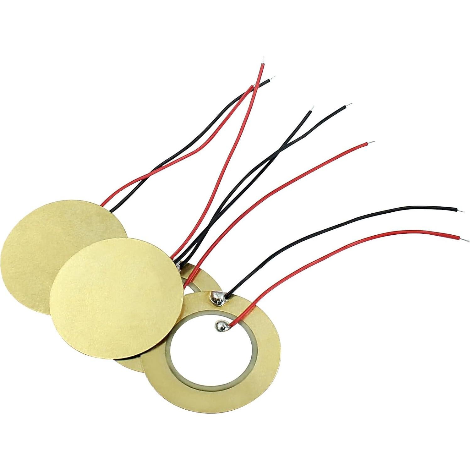 20 Discos Piezoeléctricos Murtenze 27mm para Instrumentos Acústicos