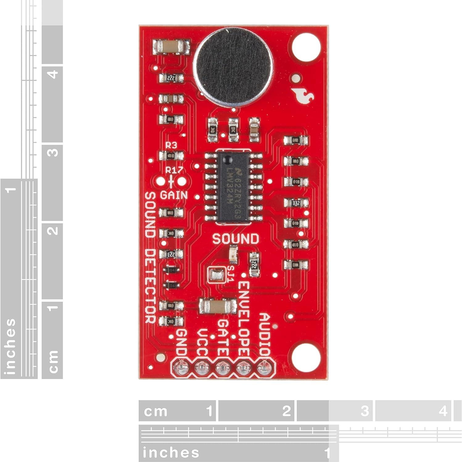 Detector de Sonido SparkFun SEN-14262 Placa de Audio 8.3x4.9cm