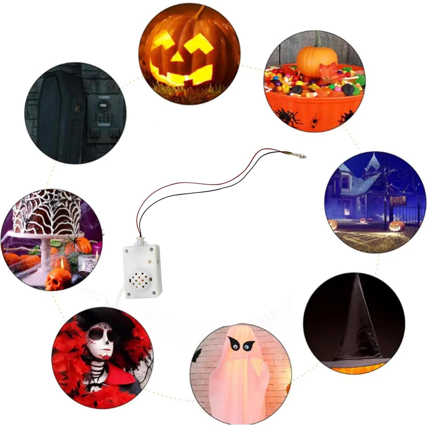 Sensor de Sonido Halloween Genérico Altavoz Gritos 6.5cm