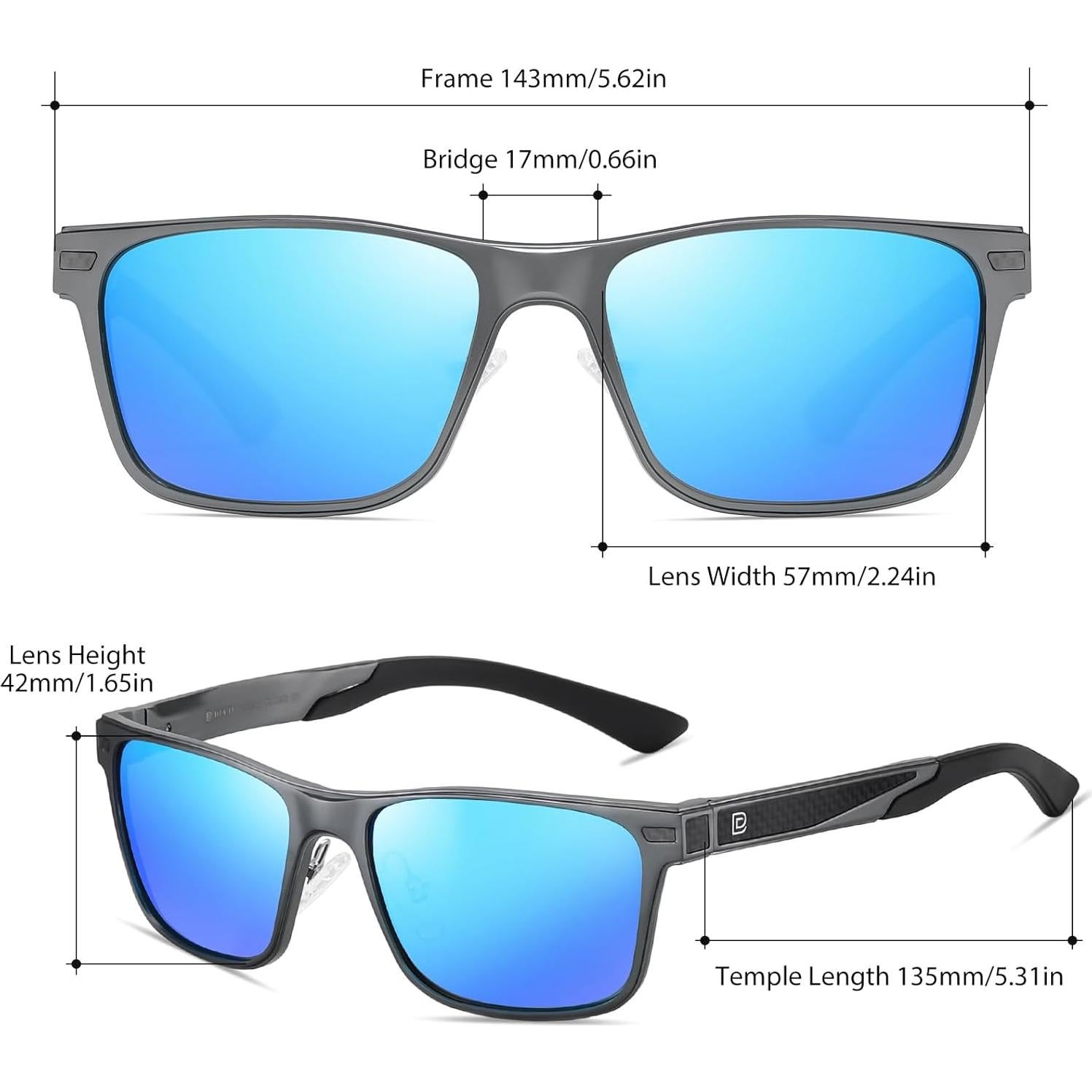 Gafas de sol polarizadas DUCO modelo DC8207 ligeras UV400