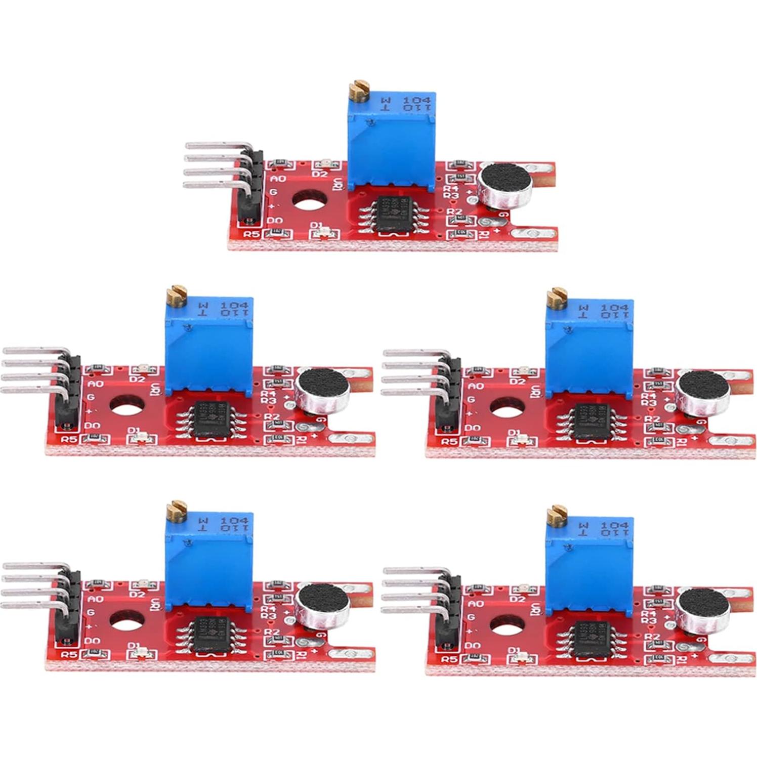 Módulo Sensor de Sonido YOUTHINK KY-038 5 Pcs Alta Sensibilidad