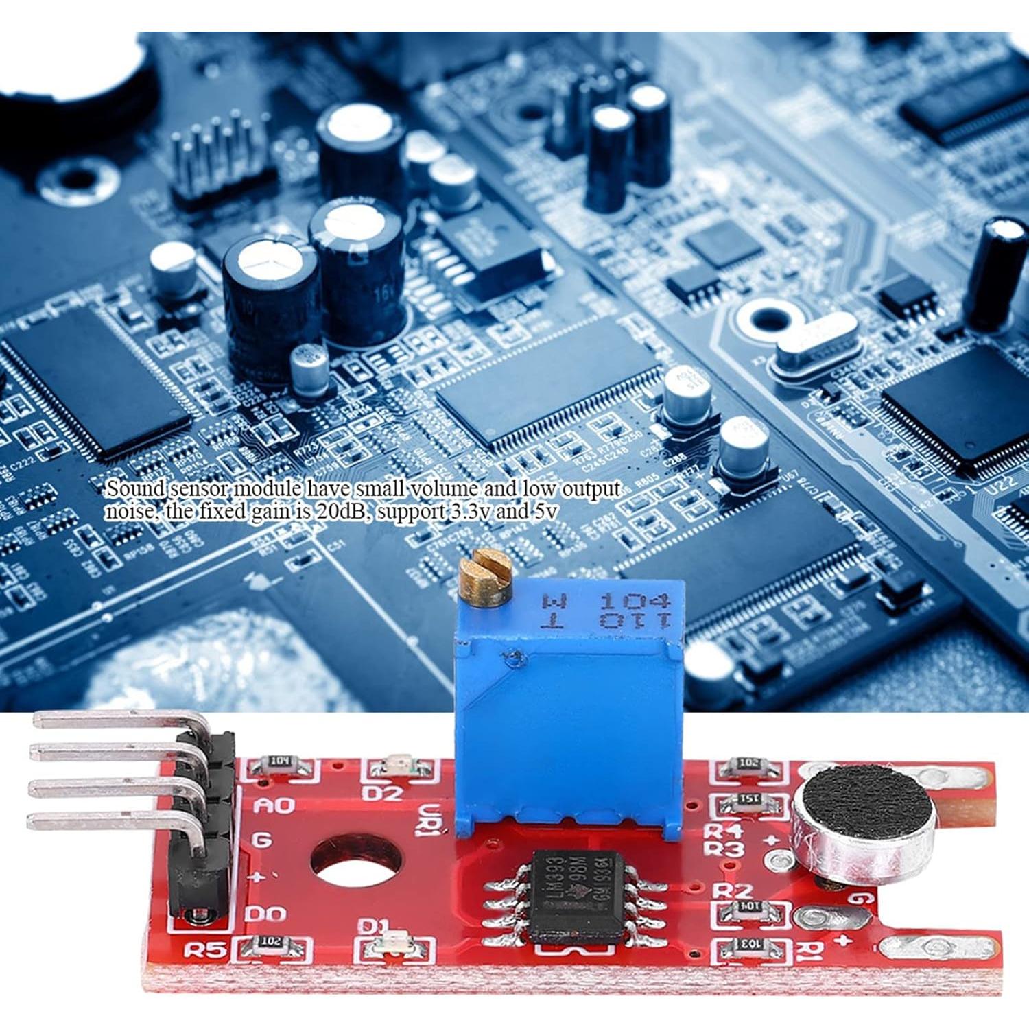 Módulo Sensor de Sonido YOUTHINK KY-038 5 Pcs Alta Sensibilidad