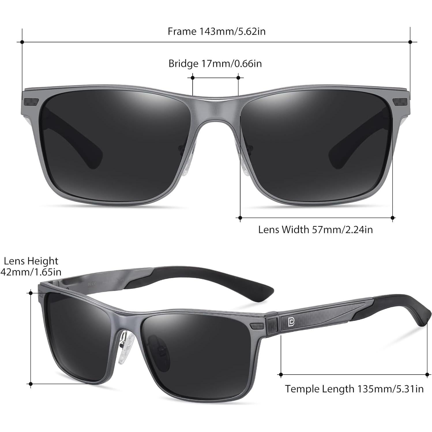 Gafas de sol DUCO 8207 polarizadas UV400 para hombres