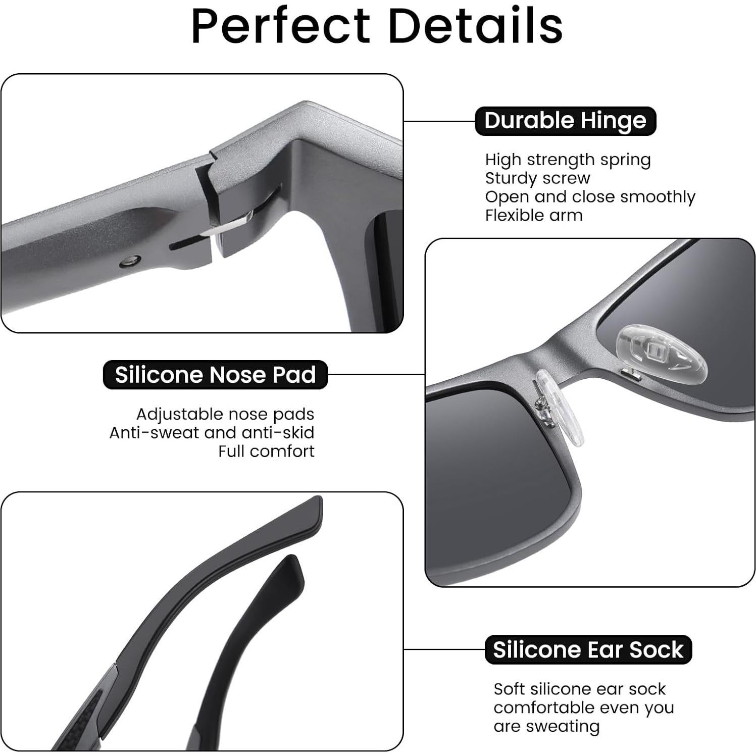 Gafas de sol DUCO 8207 polarizadas UV400 para hombres