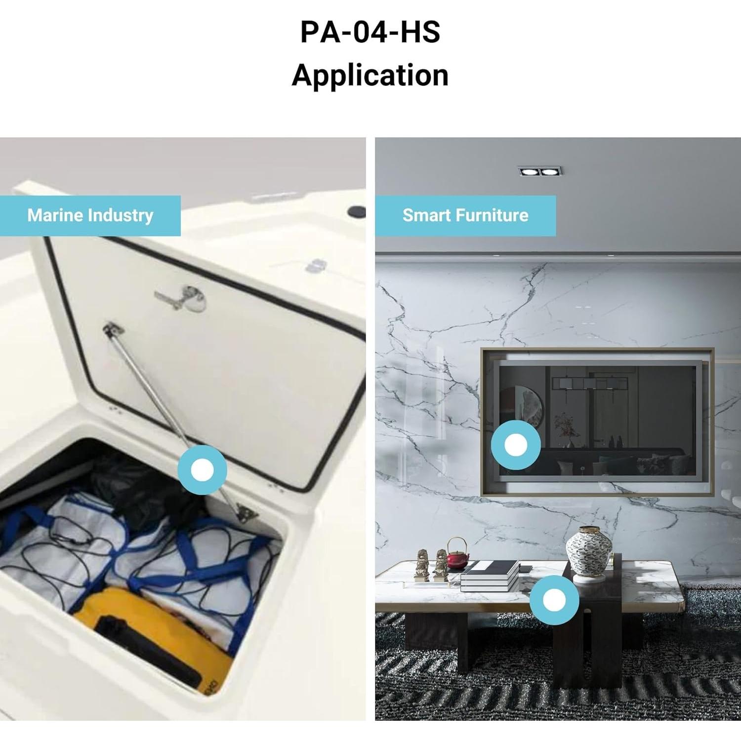 Actuador Lineal 12V Progressive Automations PA-04 61cm 408kg