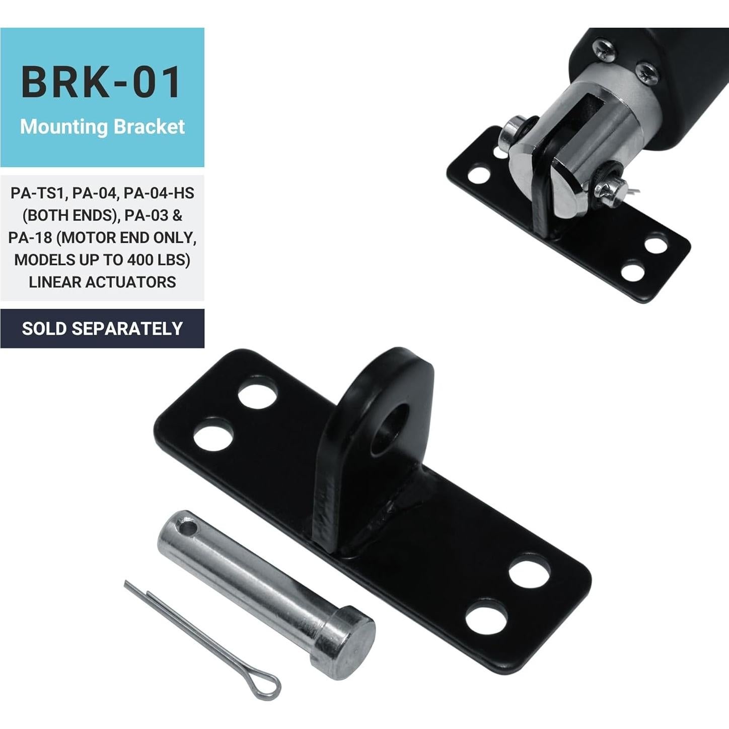 Actuador Lineal 12V Progressive Automations PA-04 61cm 408kg