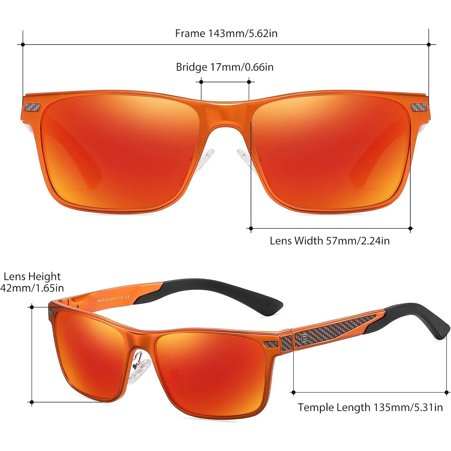 Gafas de sol DUCO 8207 polarizadas UV400 para hombres