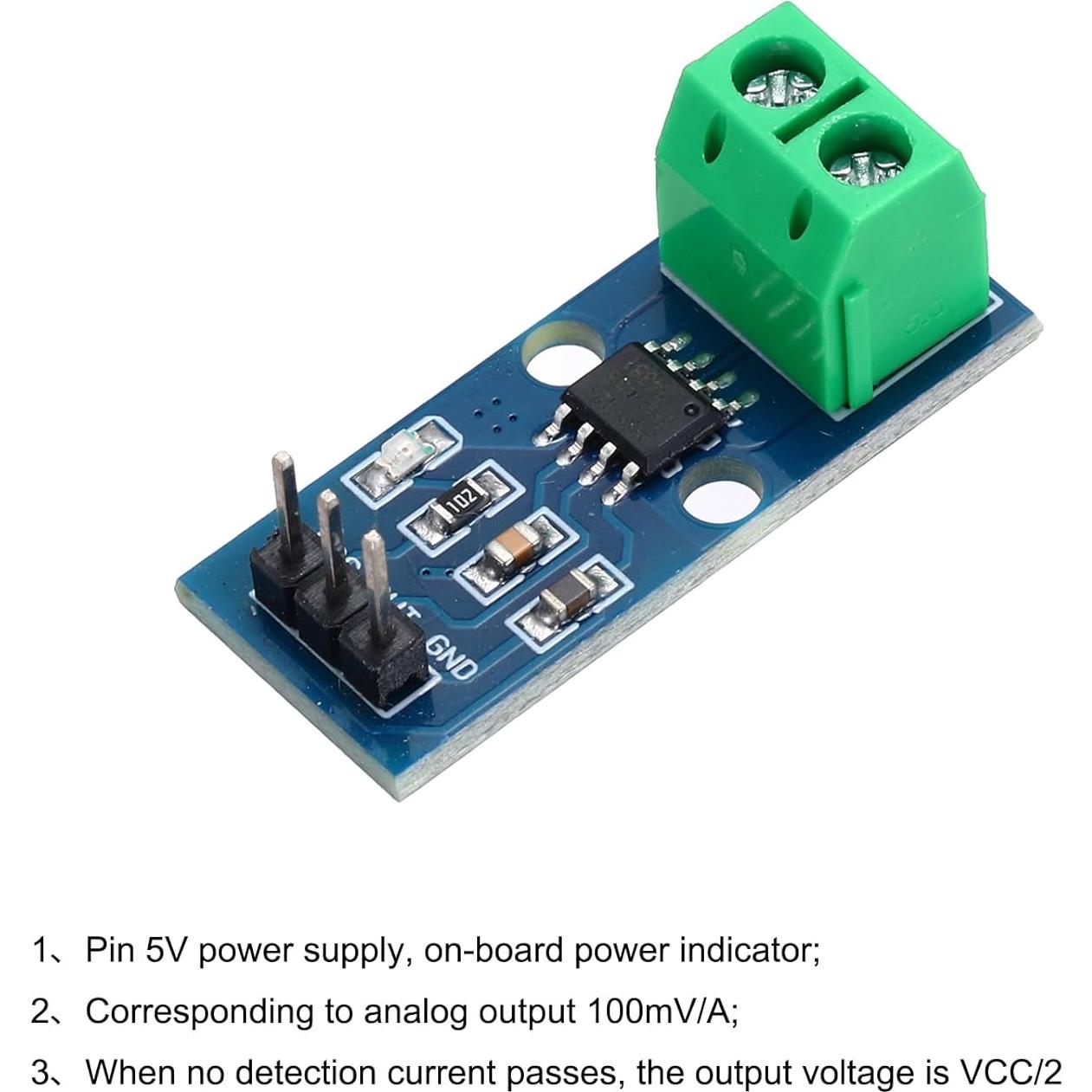 Módulo Sensor de Corriente ACS712 MECCANIXITY 5A 2pcs