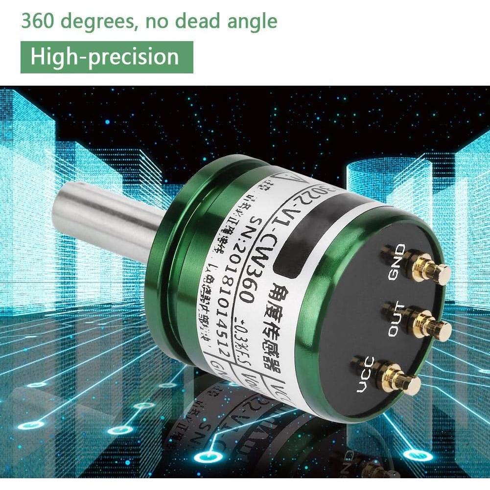 Sensor de Ángulo Hall Oubit 360° 12 Bits 0.088° Precisión