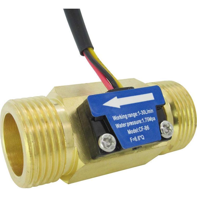 Sensor de Flujo de Agua SENSTREE G3/4" Latón 1-30L/min