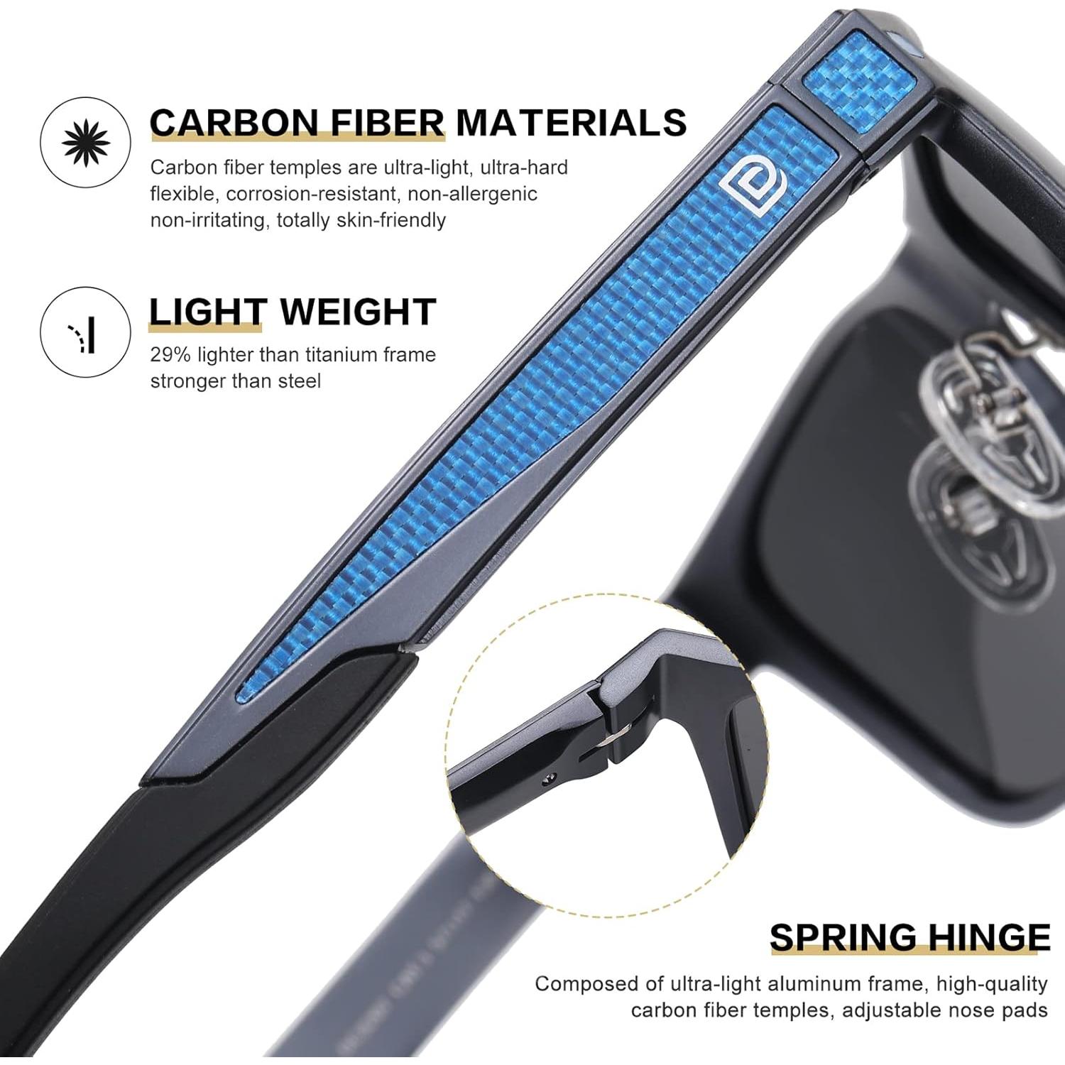 Gafas de sol polarizadas DUCO modelo 8207, ligeras y UV400