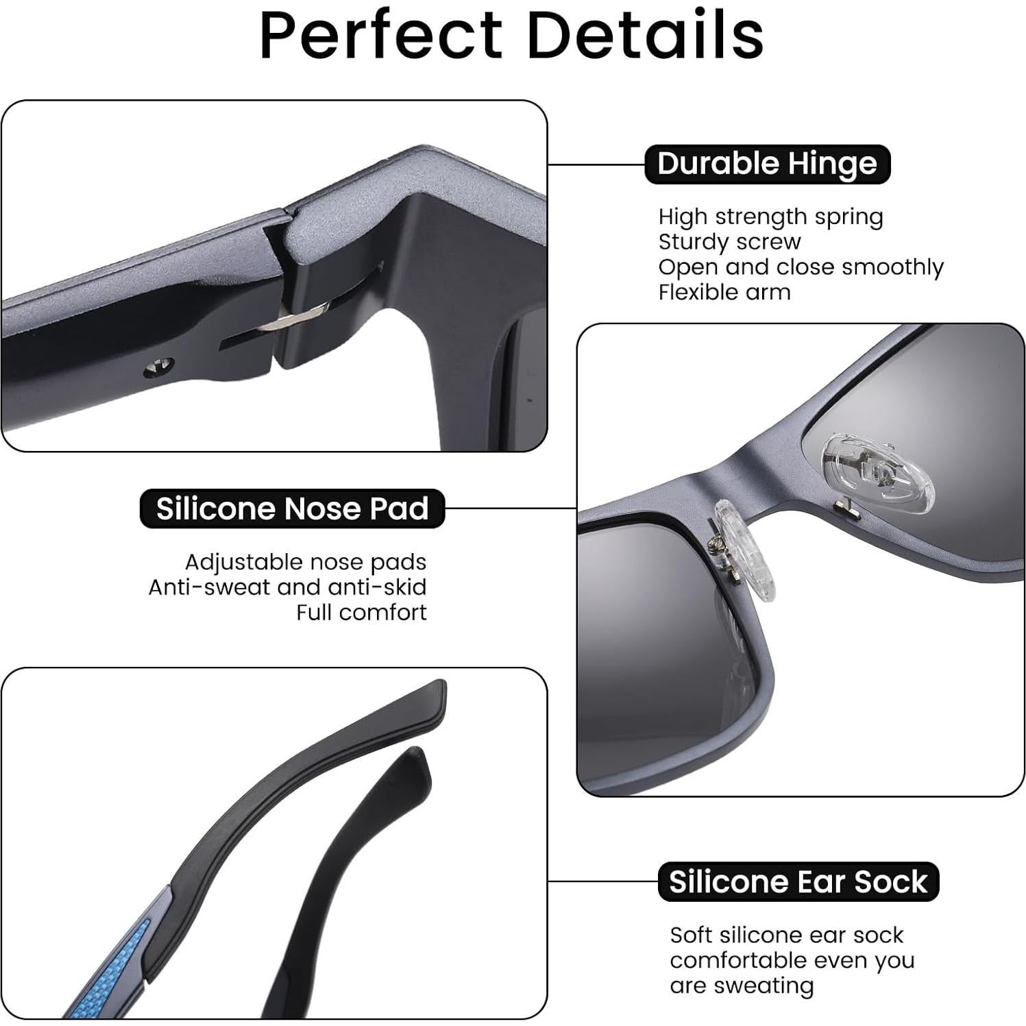 Gafas de sol polarizadas DUCO modelo 8207, ligeras y UV400