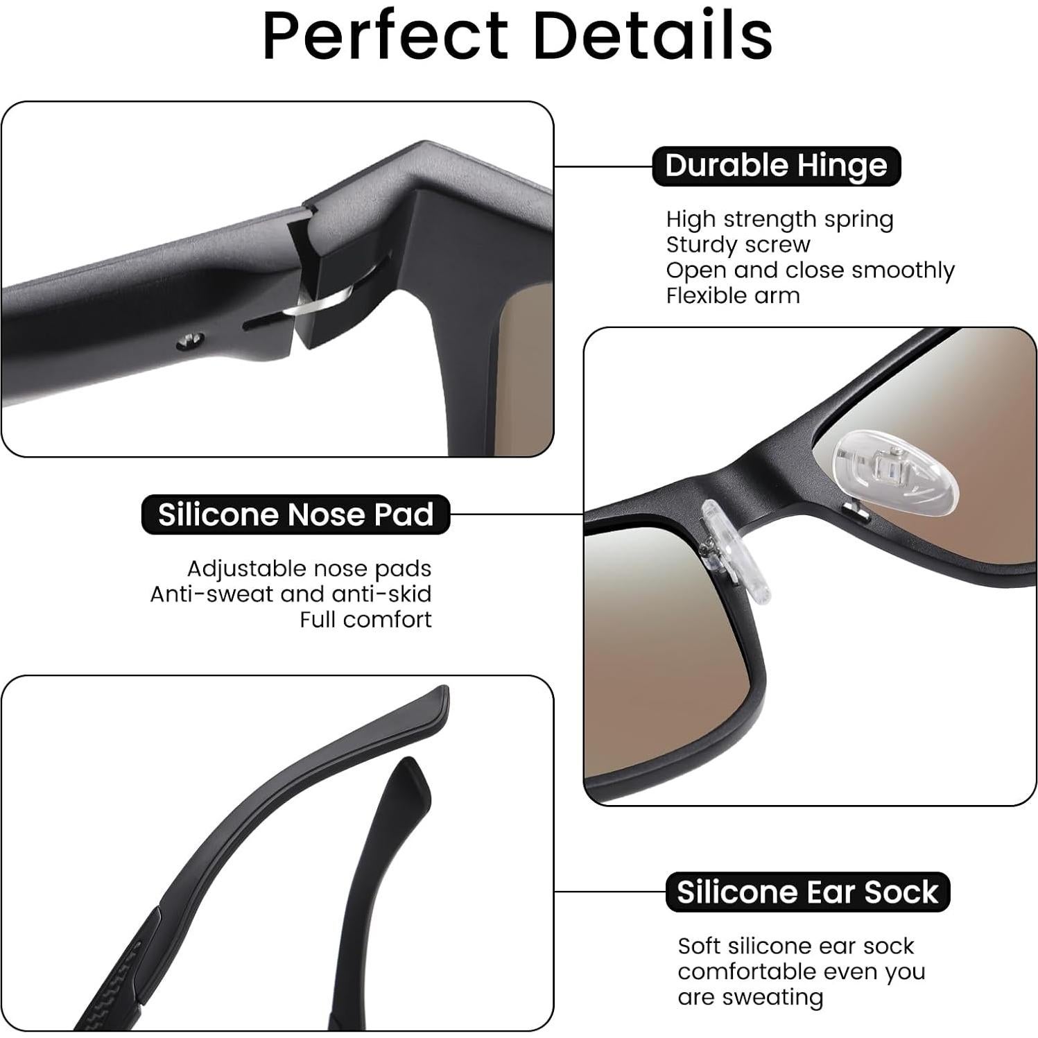 Gafas de sol DUCO 8207 polarizadas UV400 para hombres