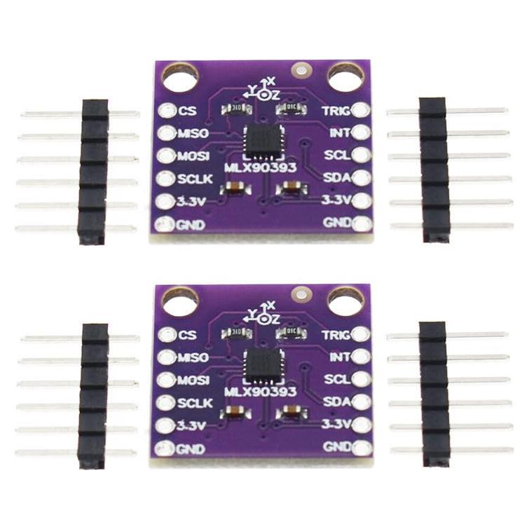 Sensor Digital 3D MLX90393 de Efecto Hall - 2 Piezas