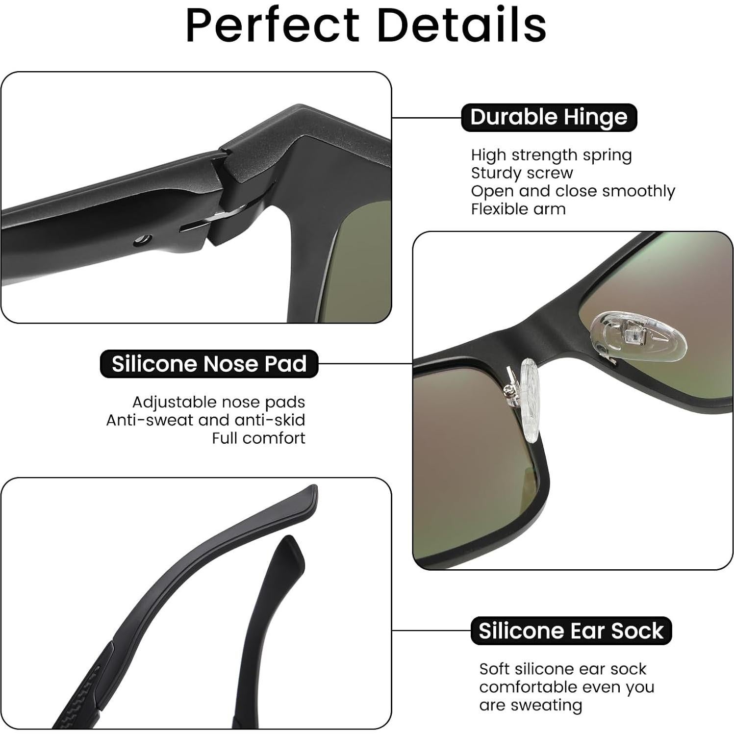 Gafas de sol DUCO 8207 polarizadas UV400 para hombres