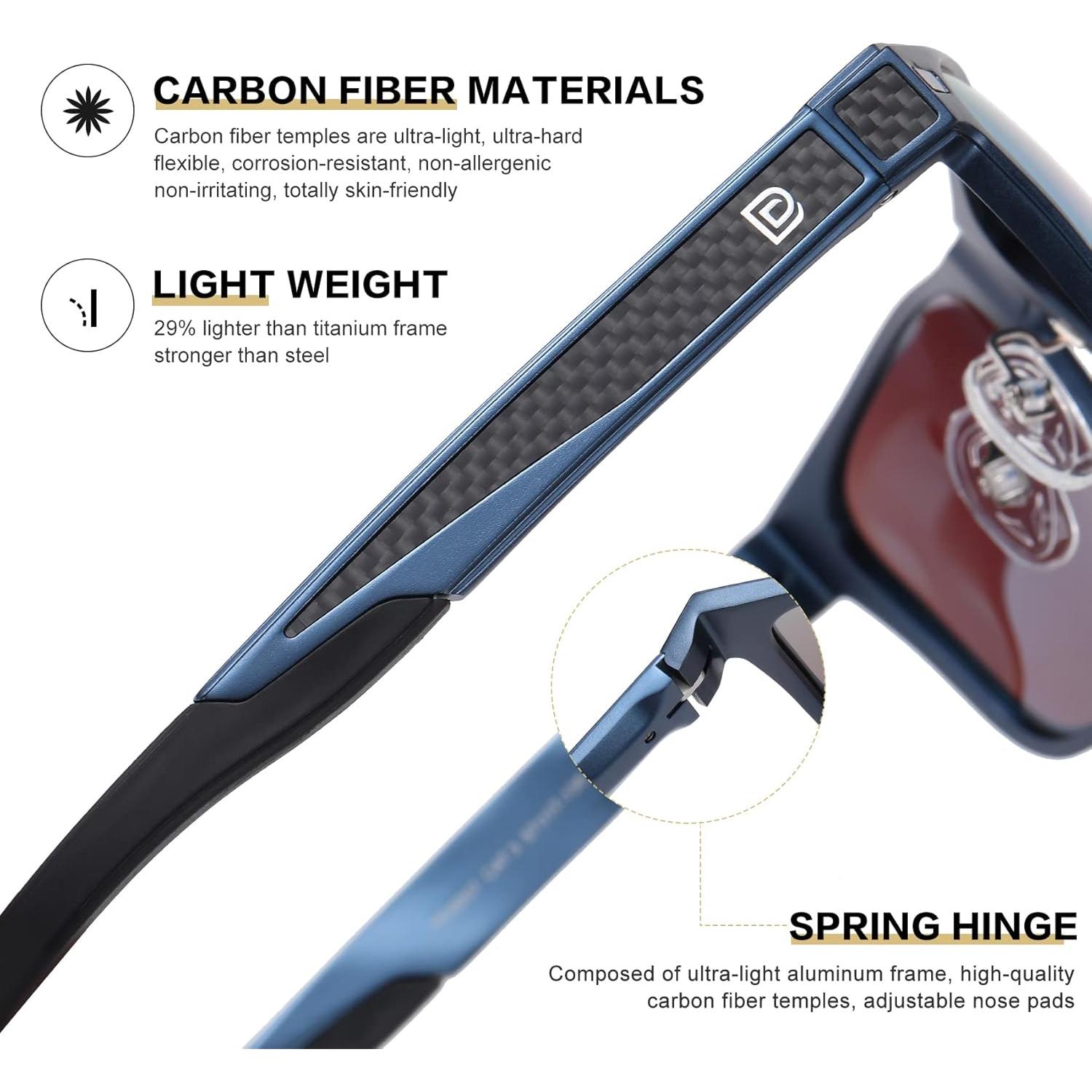 Gafas de sol polarizadas DUCO DC8207 ligeras UV400